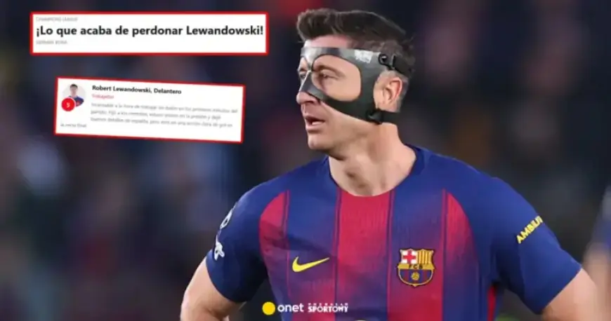 Robert Lewandowski Misses Major Opportunity, Spanish Media Reacts Mid-Game