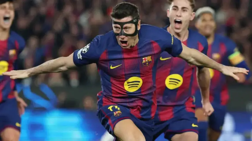 Robert Lewandowski Breaks 16-Year Champions League Record in Barcelona Victory