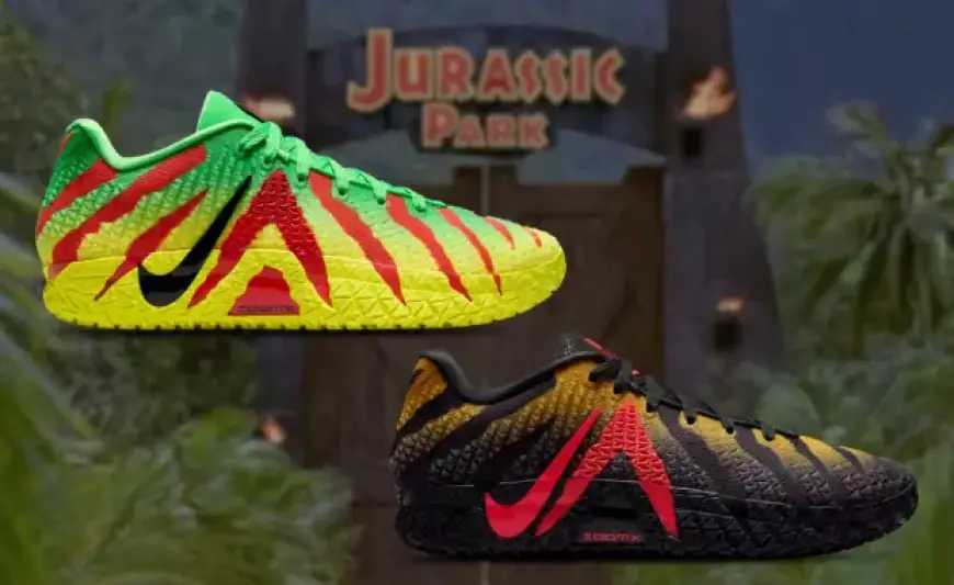 Jurassic Park x Nike Ja 3 Pack Reveals Graphic Details and Amber Accessory