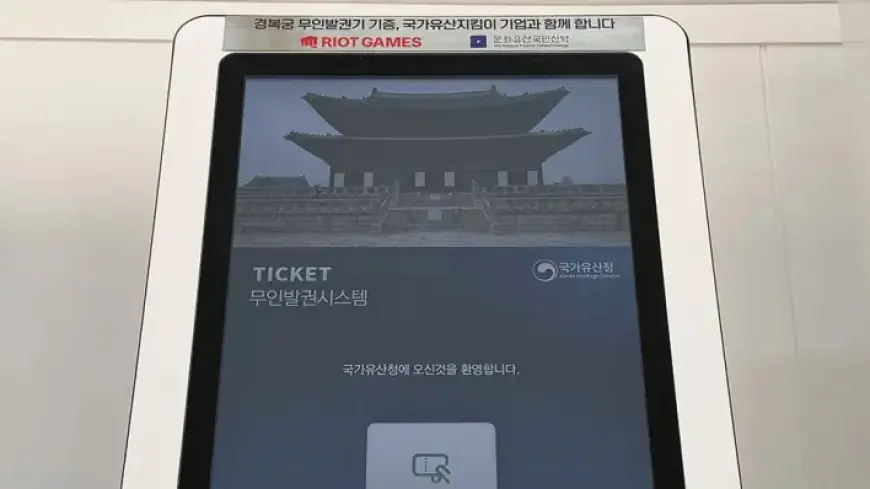 Riot Games Gifts Ticket Machines to Gyeongbokgung Palace