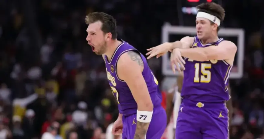 Luka Doncic’s 40-Point Effort Can’t Stop Lakers’ Win Over Rockets
