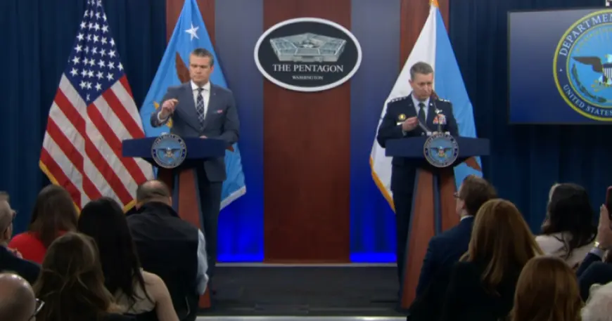 Hegseth and Caine Brief on Iran War Developments