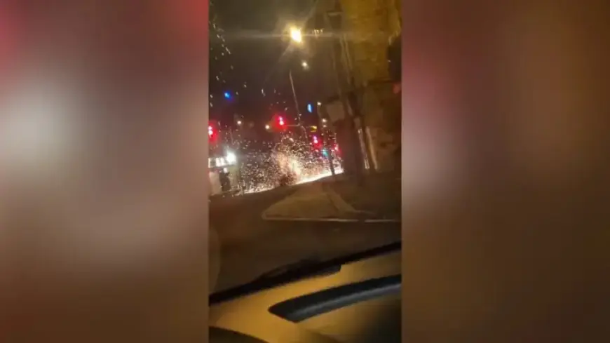 Iranian Missile Fragments Strike Northern Israel, Videos Reveal