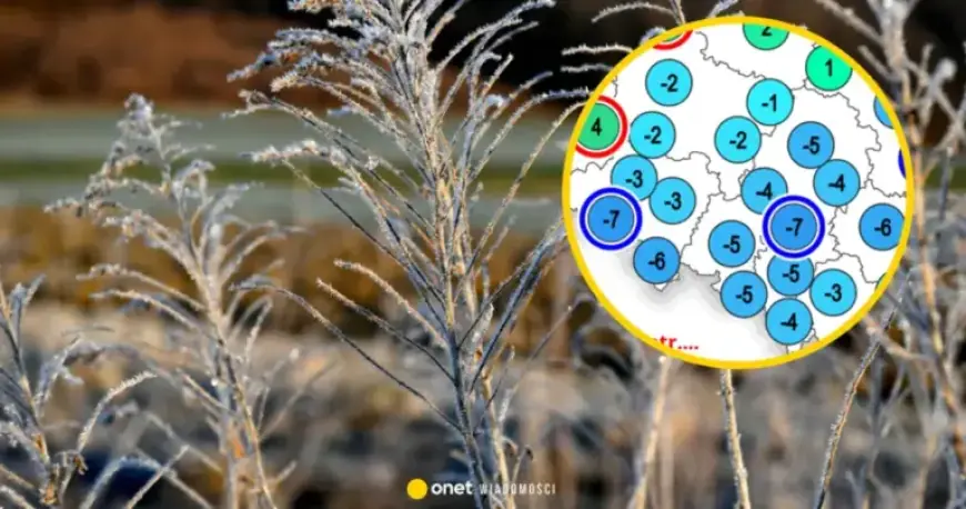 Freezing Nights Grip Poland with Temperatures Plunging to -7°C