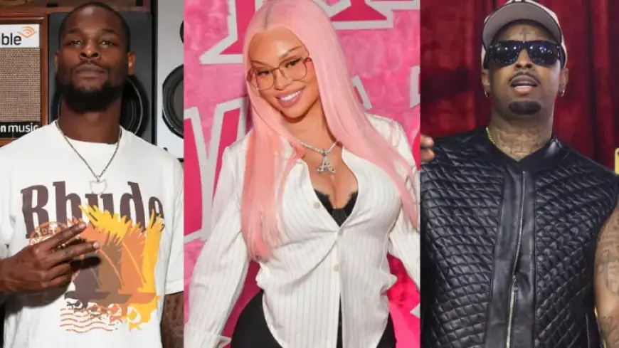 Le’Veon Bell Claims Latto Is Pregnant by Married Man Amid 21 Savage Rumors