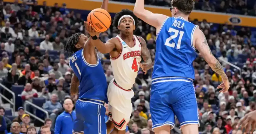 Saint Louis Overpowers Georgia in NCAA Basketball Tournament