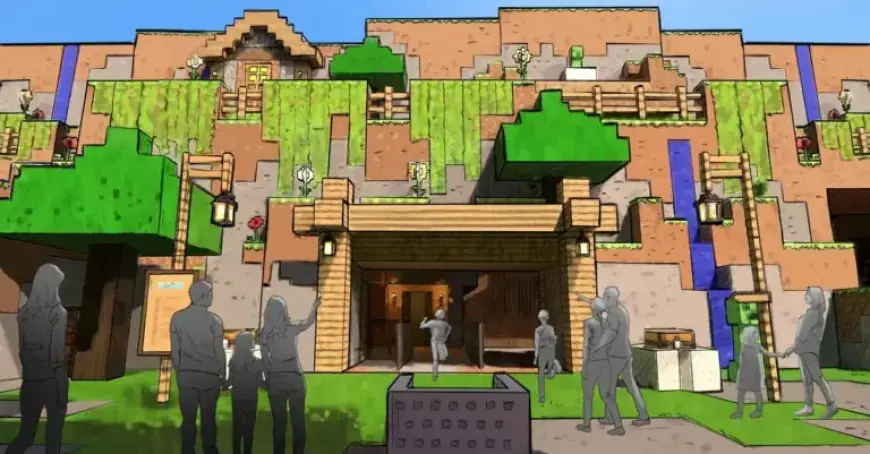 Explore Stunning Concept Art for UK’s Upcoming Minecraft World Theme Park