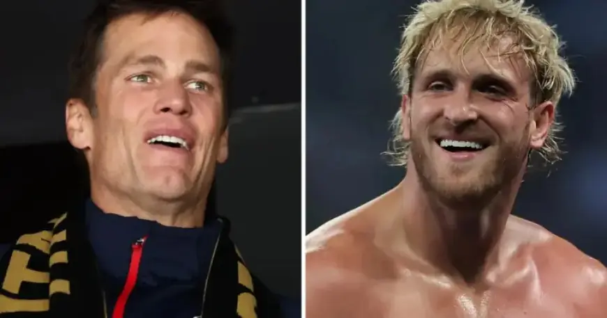 Tom Brady, Logan Paul Fuel WrestleMania Hype with Trash Talk in Las Vegas
