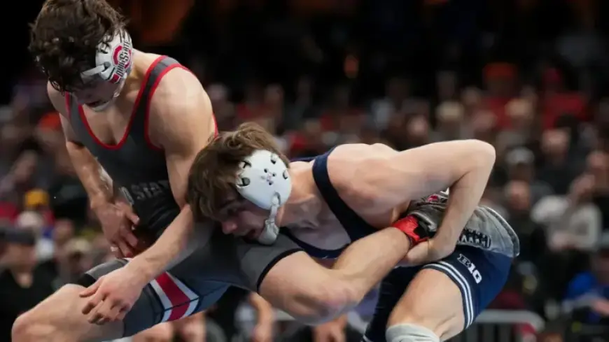 Ohio State’s Ben Davino Defeats Penn State’s Marcus Blaze in Semifinals