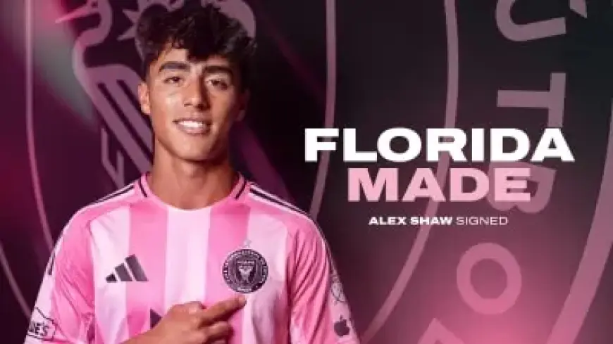 Inter Miami CF Signs Alexander Shaw as New Homegrown Talent