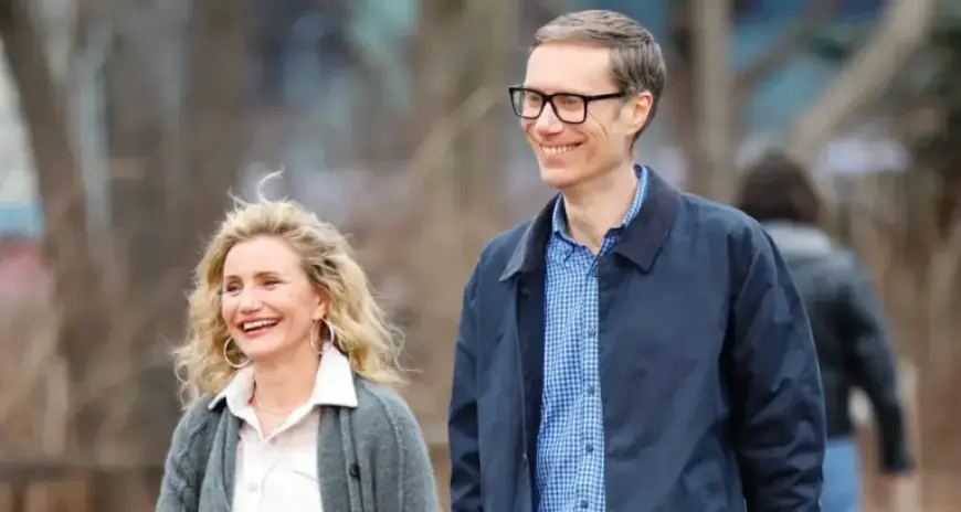 Cameron Diaz and Stephen Merchant Shoot New Rom-Com in NYC