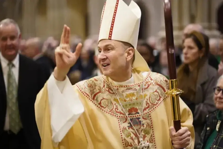 Archbishop Hicks Leads First St. Patrick’s Day Mass at Namesake Cathedral