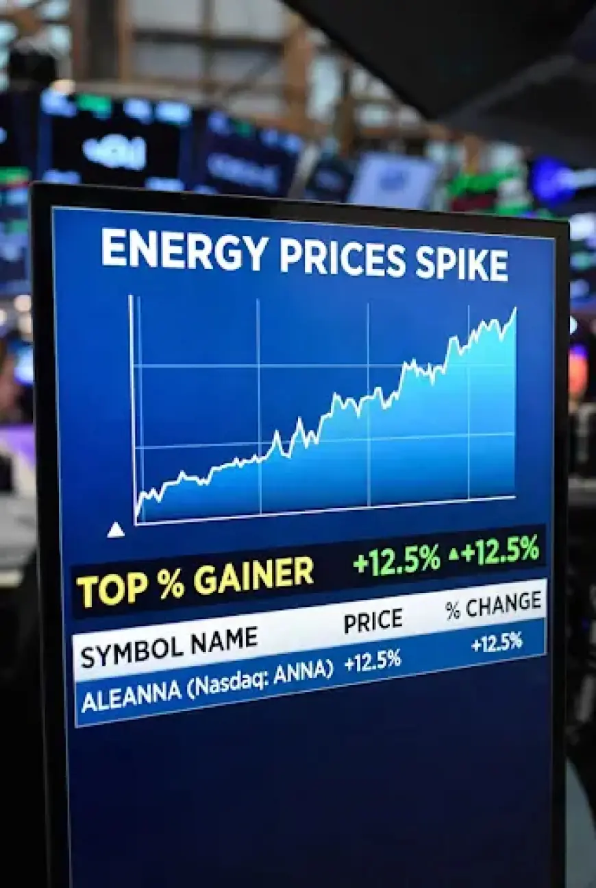 AleAnna (Nasdaq: ANNA) Rises Among Nasdaq’s Top Gainers as Energy Prices Soar