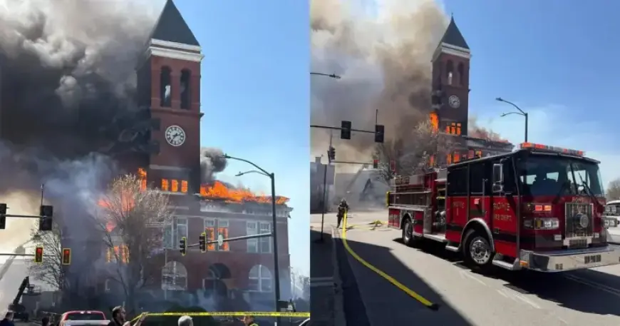 Fire Severely Damages Floyd County Historic Courthouse in Rome