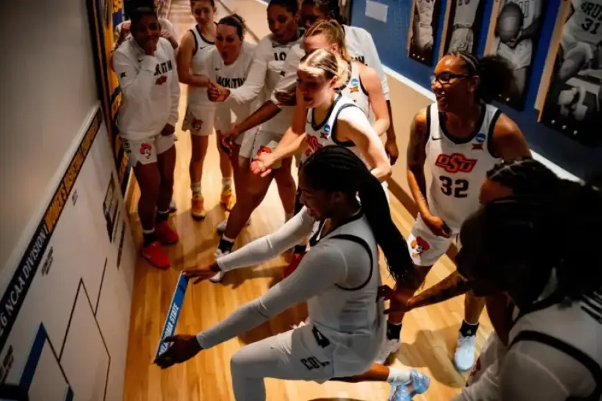 Oklahoma State Women Defeat Princeton 82-68, Securing Coach Jacie Hoyt’s First March Madness Victory