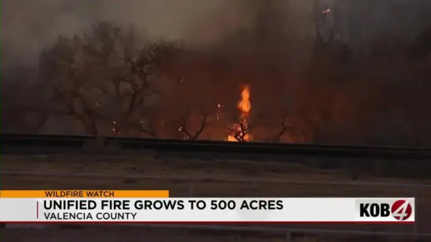 Unified Fire Triggers Evacuations, Shuts Roads Near Belen