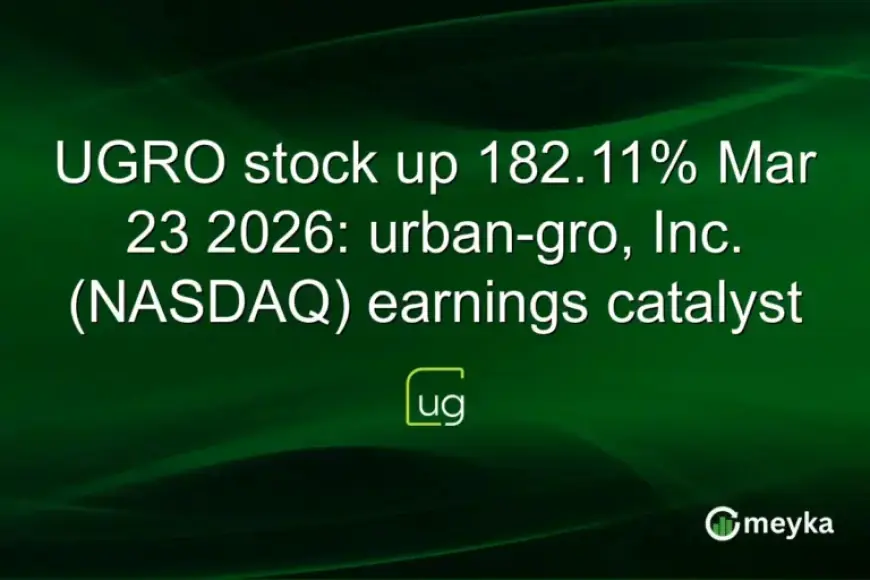 urban-gro, Inc. (NASDAQ) Stock Soars 182% on Earnings Catalyst