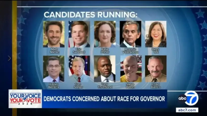 Gavin Newsom Voices Concern Over Crowded California Governor’s Race