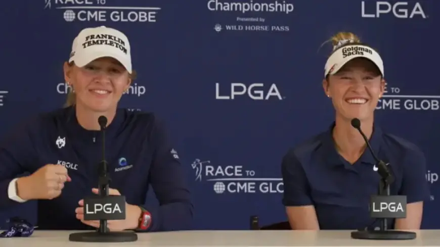 Korda Sisters Reunite for Ford Championship with All Smiles