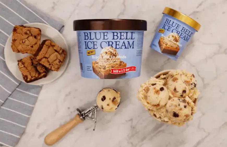 Blue Bell Unveils New Dessert: Brownie and Cookie Ice Cream Combo