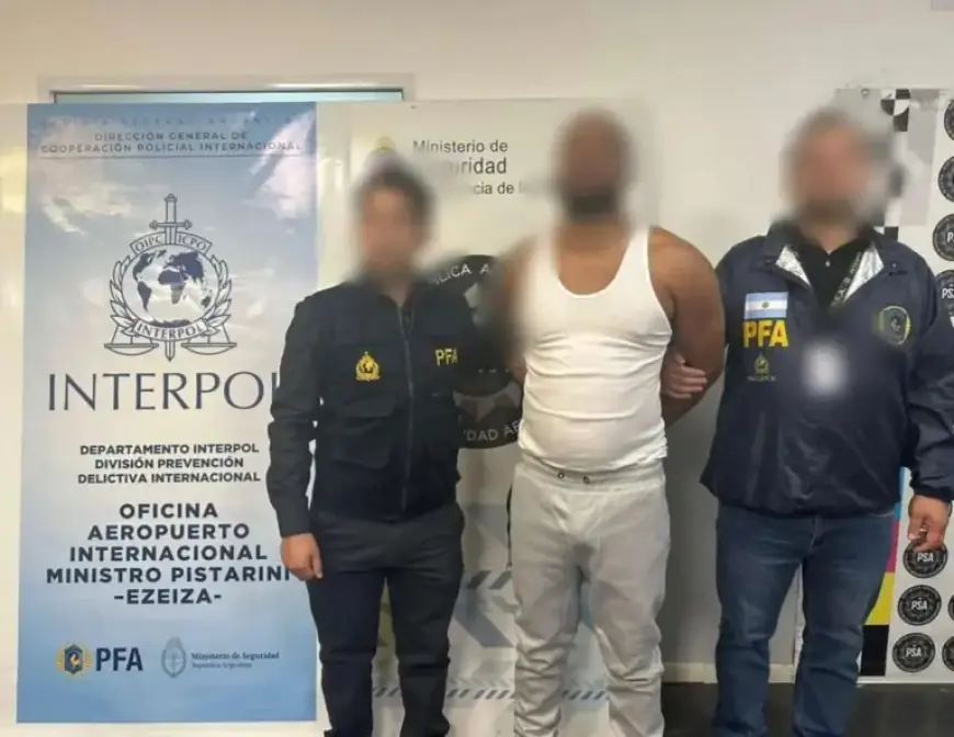 International Fugitive Arrested in Ezeiza for Dominican Crime