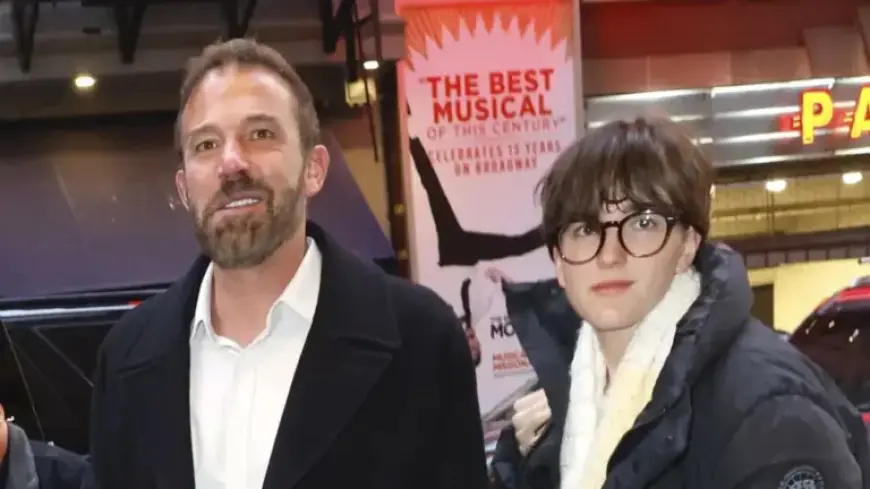 Ben Affleck Enjoys NYC Night Out with Son at Daniel Radcliffe’s Broadway Show