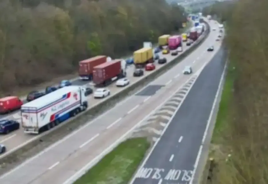 Police Incident Causes Major Delays on A14
