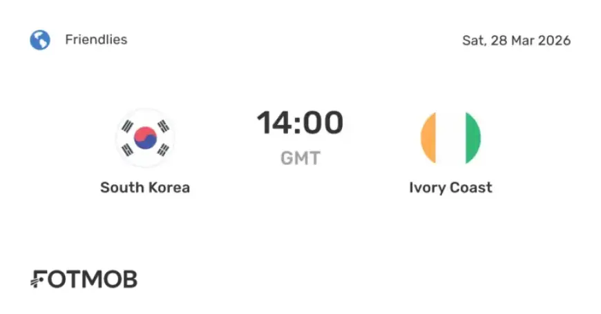 South Korea vs Ivory Coast: Live Score, Predicted Lineups & H2H Stats