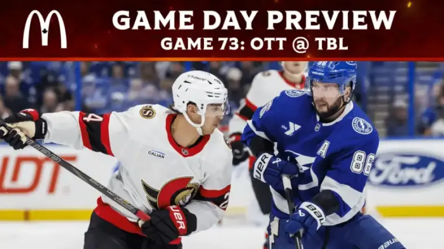 Senators Face Off Against Tampa Bay After Season-Opening Victory