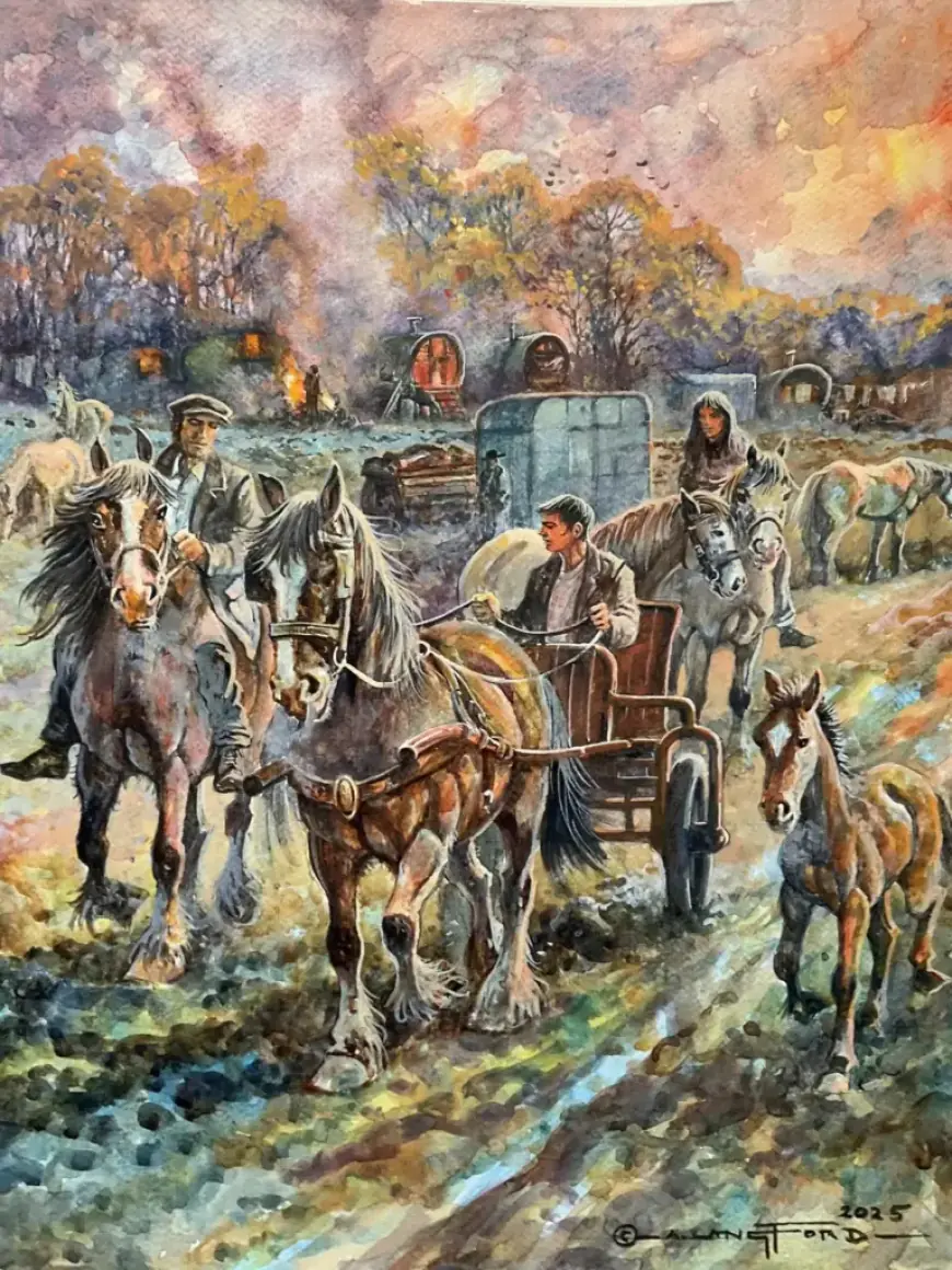 Romani New Forest Exhibition Features Alan Langford Artworks