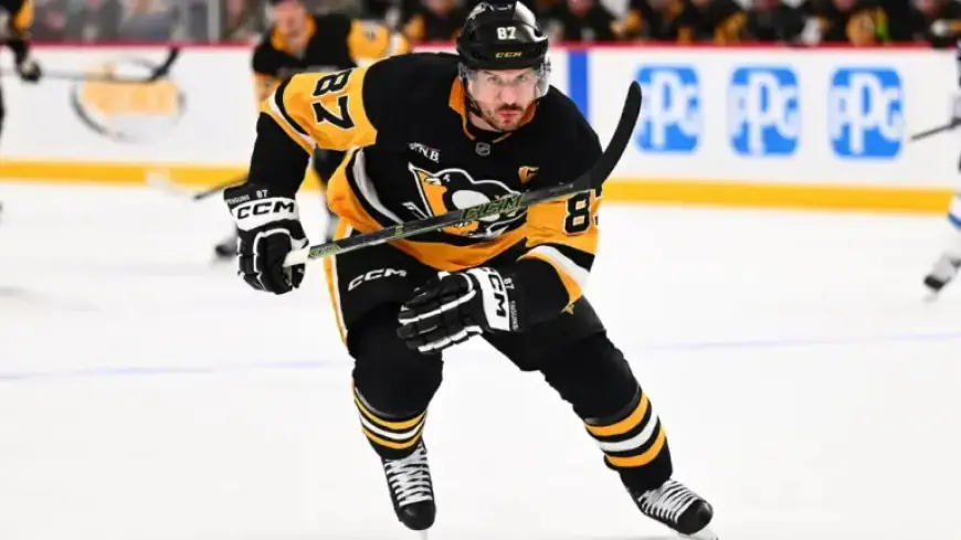 Penguins’ Crosby Faces Day-to-Day Status Due to Lower-Body Injury