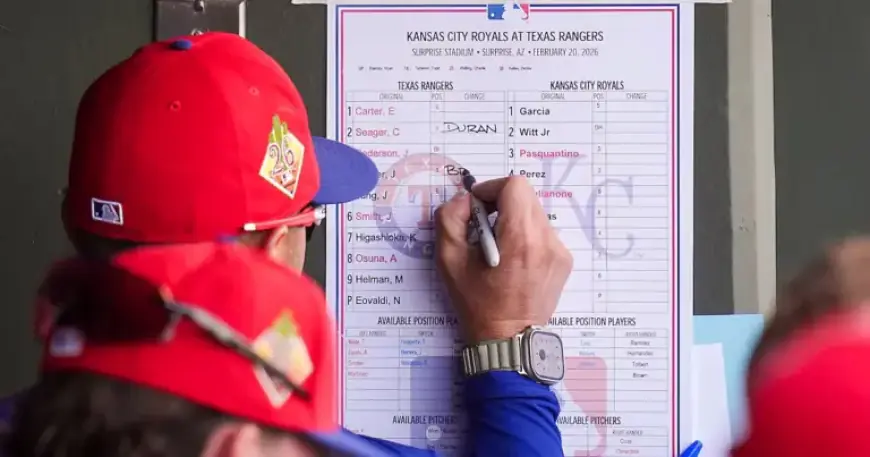 Texas Rangers Reveal Opening Day Lineup Featuring Andrew McCutchen