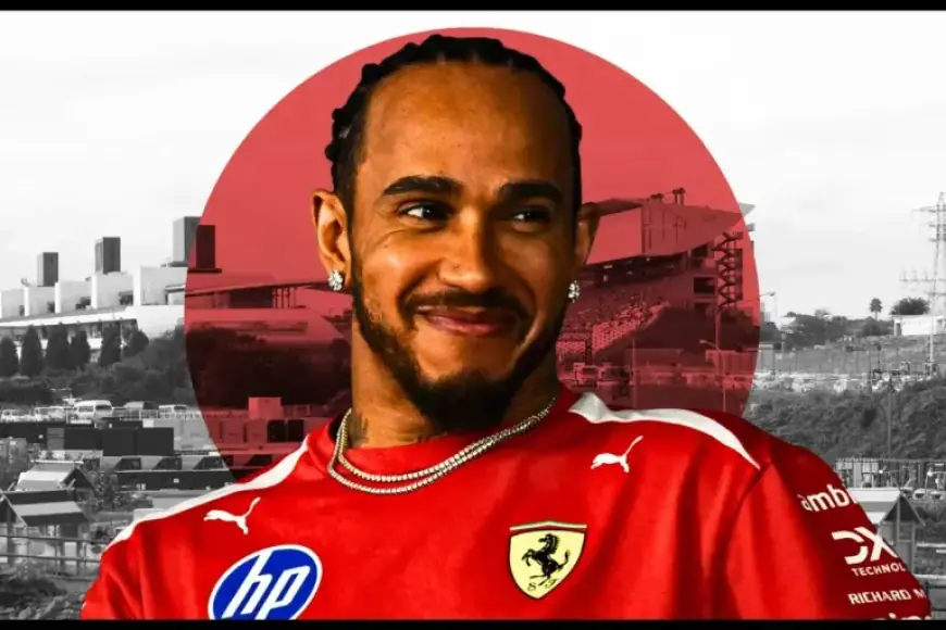 F1 Legend Lewis Hamilton and A-List Celebrity Attend Japanese Grand Prix