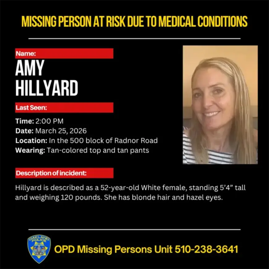 Search Intensifies for Missing Person Amy Hillyard