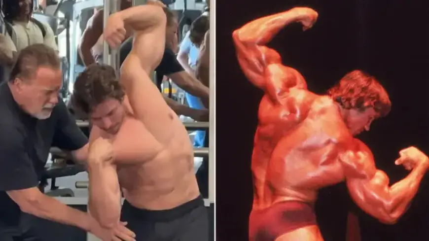 Arnold Schwarzenegger Passes Bodybuilding Legacy to Lookalike Son Joseph Baena