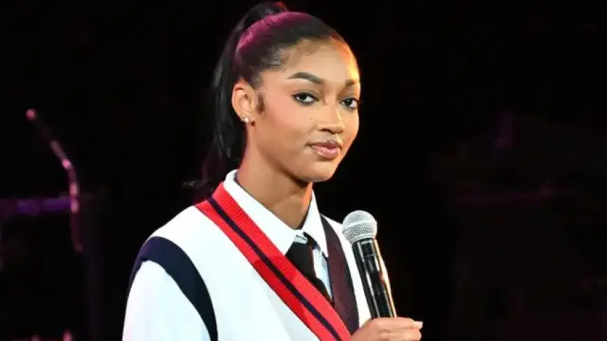 Angel Reese Wows in Bold High-Slit Dress for Vogue Australia