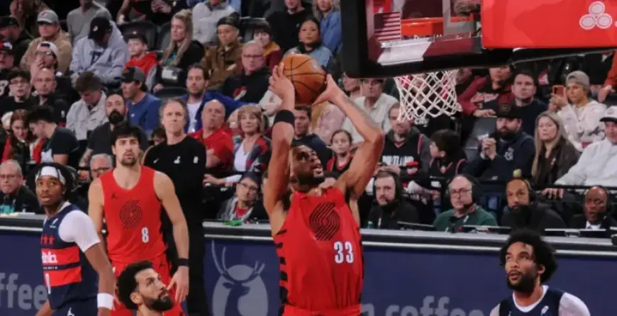 Blazers Triumph in Commanding Victory Over Wizards