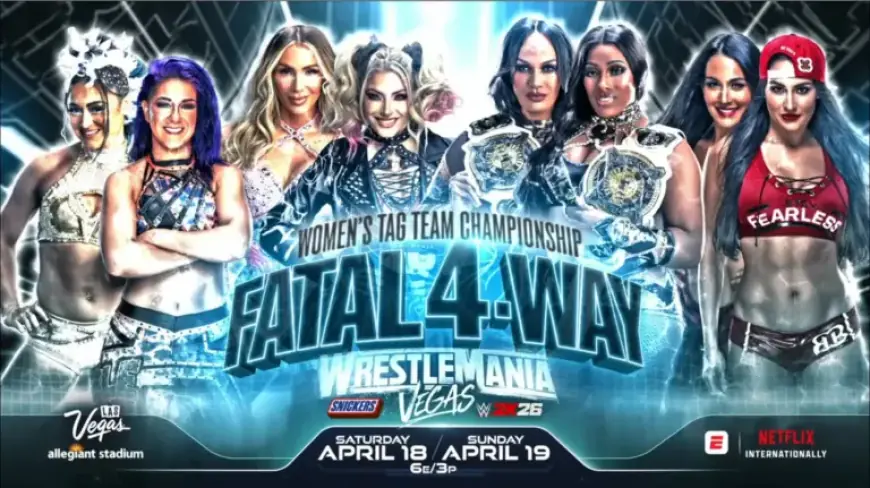 WrestleMania 42 to Feature Four-Way WWE Women’s Tag Team Title Match