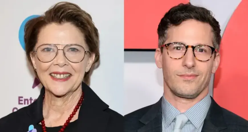 Annette Bening Stars with Andy Samberg in Sci-Fi Rom-Com ‘42.6 Years’