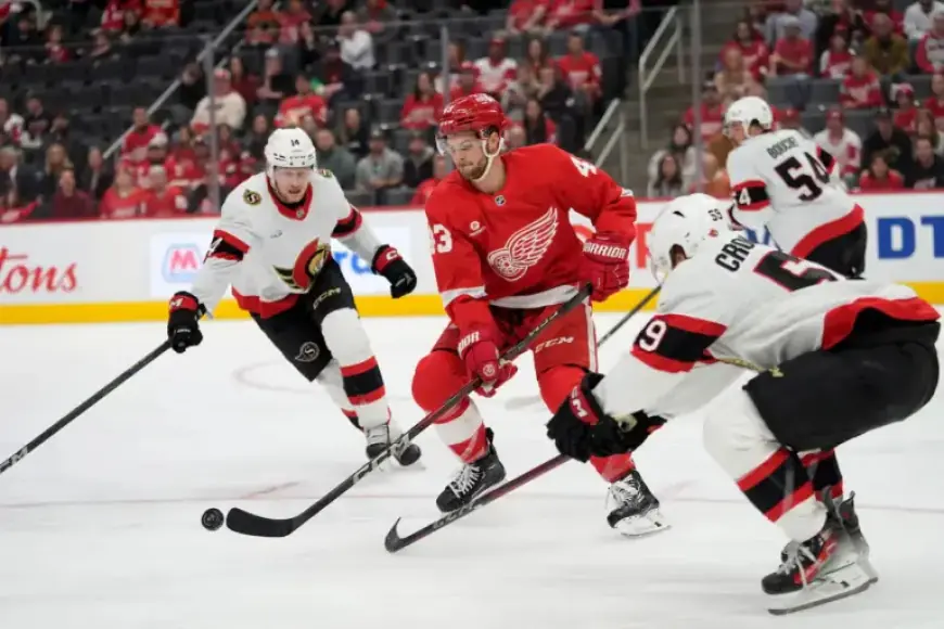 Red Wings Recall Forward Thriving in Grand Rapids AHL