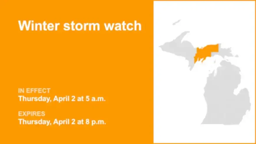 Upper Peninsula Braces for Thursday’s Winter Storm Watch