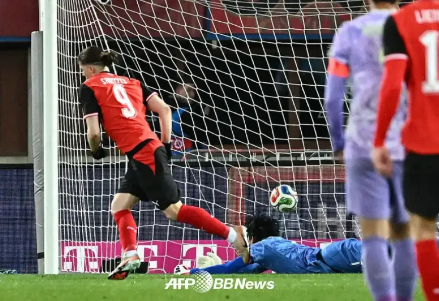 Hong Myung-bo’s Team Falls 0-1 to Austria, Defense Crumbles Again