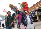 Giant Dragons Invigorate Broadgate for St George’s Day Festivities