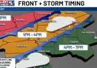 Saturday Storms Loom Before Easter Cooldown