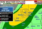 Severe Storms and Heavy Rain Expected Tonight