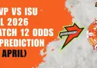 RWP vs ISU: PSL 2026 Match 12 Odds & Predictions (April 4)