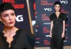 Halsey Stuns in Gothic Glam Black Lace Dress at “Our Hero, Balthazar” Premiere