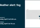 Fog Advisory in Effect for Southeast PA Until Sunday Morning