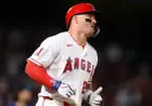 Mike Trout Struck by Pitch Near Head in Mariners-Angels Game