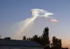 SpaceX Launch Creates Striking Cloud Formations Across the Sky